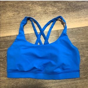 Lululemon energy bra in blue sz 8